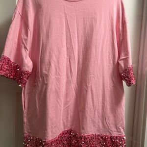 Fantastic fawn sequin tunic
